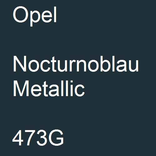 Opel, Nocturnoblau Metallic, 473G.